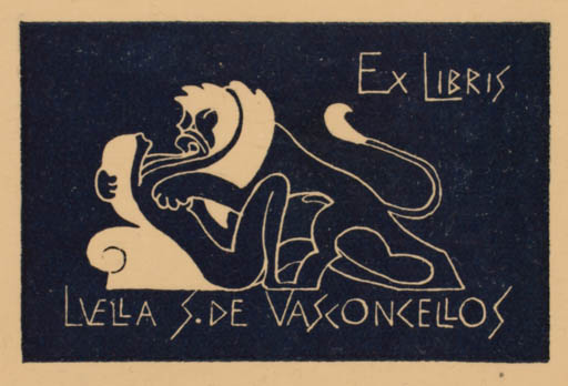 Exlibris by Luella S. de Vasconcellos from Unknown for Luella S. de Vasconcellos - 