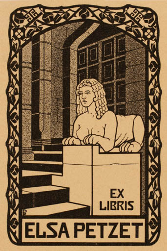 Exlibris by ? Unbekannt from Germany for Elsa Petzet - Jugend 