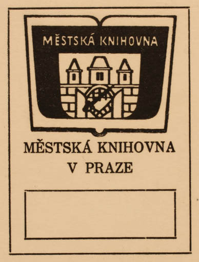 Exlibris by ? Unbekannt from Unknown for Méstská Knihovna - Castle/Palace 