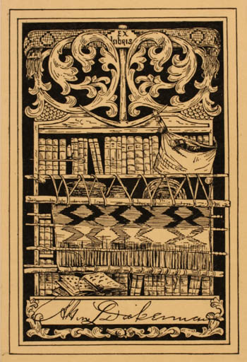 Exlibris by Mary Gear-Lears from Unknown for A.L Diekeman - 