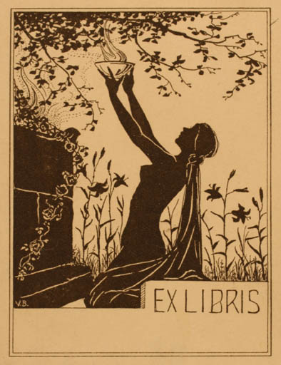 Exlibris by ? Unbekannt from Unknown for ? Universalexlibris - Jugend Woman 