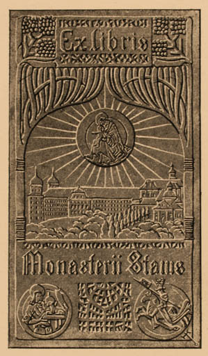 Exlibris by ? ? from Unknown for Monasterii Stams - Castle/Palace 