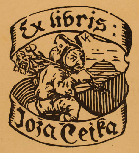 Exlibris by ? Unbekannt from Unknown for joza Ceika - 