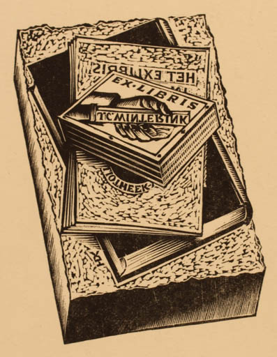 Exlibris by ? Unbekannt from Unknown for T. C Minlebink - Book 