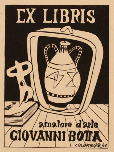 Exlibris by R. Colombo from Unknown for Giovanni Botta - Art 