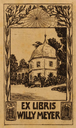 Exlibris by ? Unbekannt from Unknown for Willy Meyer - Architecture 