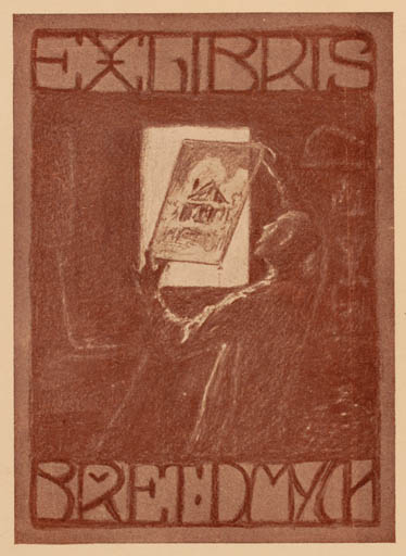 Exlibris by Jos. Dmych from Czech Republic for Bret. Dmych - 