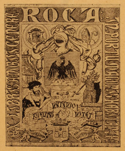 Exlibris by Francesco Leon from Unknown for Lola Roca - 
