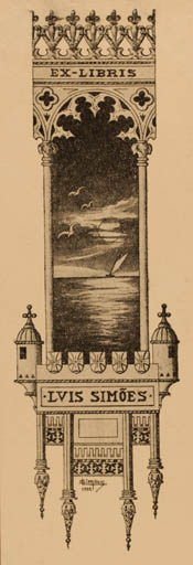 Exlibris by Luis Simoes from Unknown for Luis Simoes - 