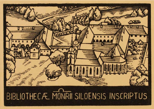 Exlibris by Jan Jüzi from Unknown for ? Bibliothek Kloster Siloens - Architecture City 