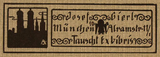 Exlibris by ? Unbekannt from Unknown for Josef Gierl - Church 