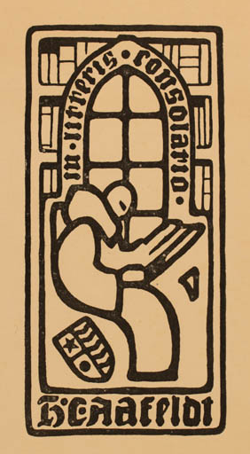 Exlibris by ? Unbekannt from Unknown for H. Aafeldt - 