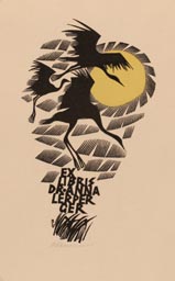 Art-exlibris.net - exlibris by Luc de Jaegher for Hubert M